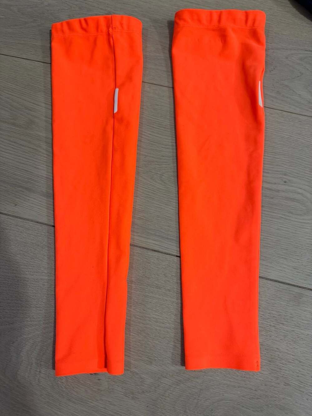POC AVIP Arm Warmers - Fluorescent Orange, Size Small